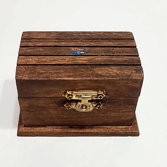None Accents Free Mini Wooden Treasure Chest Poshmark